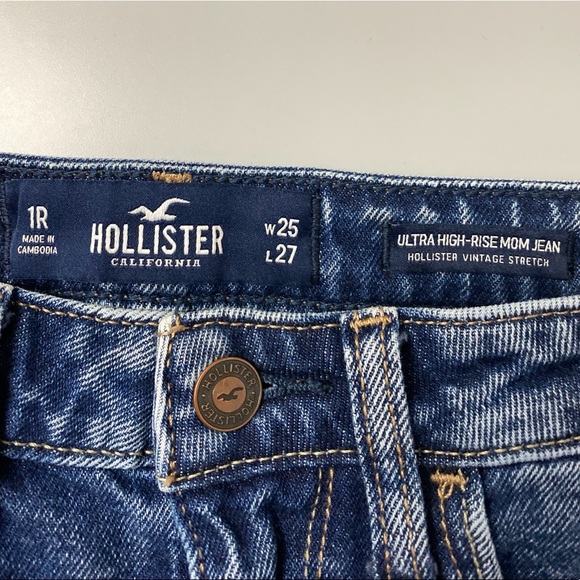 Ultra High-Rise Mom Jean, Hollister, w25, l27, S2 - Picture 3 of 5